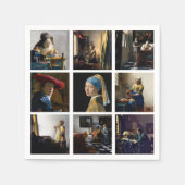 Johannes Vermeer - Masterstuks Grid Servet (Voorkant)