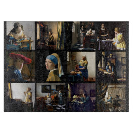 Johannes Vermeer - Masterstuks Grid Snijplank