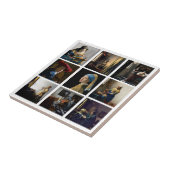 Johannes Vermeer - Masterstuks Grid Tegeltje (Zijkant)