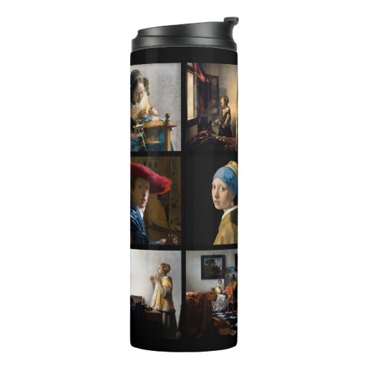 Johannes Vermeer - Masterstuks Grid Thermosbeker (Gedraaid links)