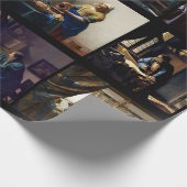 Johannes Vermeer - Masterstuks Mosaic Cadeaupapier (Hoek)