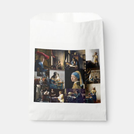 Johannes Vermeer - Masterstuks Patchwork Bedankzakje (Voorkant)