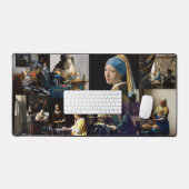 Johannes Vermeer - Masterstuks Patchwork Bureaumat (Keyboard & Muis)