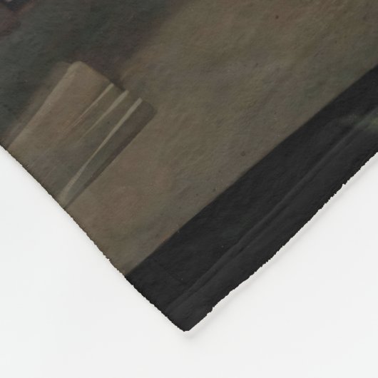 Johannes Vermeer - Masterstuks Patchwork Fleece Deken (Hoek)