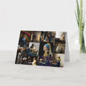 Johannes Vermeer - Masterstuks Patchwork Kaart (Voorkant)