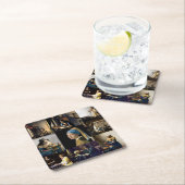 Johannes Vermeer - Masterstuks Patchwork Kartonnen Onderzetters (Insitu)