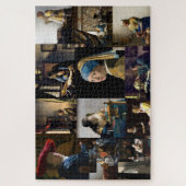 Johannes Vermeer - Masterstuks Patchwork Legpuzzel (Verticaal)