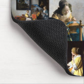 Johannes Vermeer - Masterstuks Patchwork Muismat (Hoek)