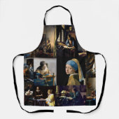 Johannes Vermeer - Masterstuks Patchwork Poster Schort (Voorkant)