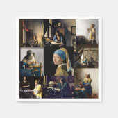 Johannes Vermeer - Masterstuks Patchwork Servet (Voorkant)