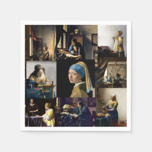 Johannes Vermeer - Masterstuks Patchwork Servet
