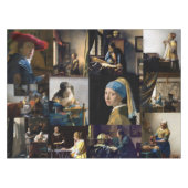 Johannes Vermeer - Masterstuks Patchwork Tafelkleed (Voorkant (Horizontaal))