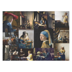 Johannes Vermeer - Masterstuks Patchwork Tafelkleed