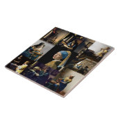 Johannes Vermeer - Masterstuks Patchwork Tegeltje (Zijkant)
