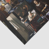 Johannes Vermeer - Masterstuks Patchwork Tissuepapier (Detail)