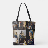 Johannes Vermeer - Masterstuks Patchwork Tote Bag (Achterkant)