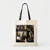 Johannes Vermeer - Masterstuks Patchwork Tote Bag (Voorkant)
