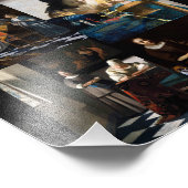 Johannes Vermeer - Masterwerken Patchwork Foto Afdruk (Hoek)