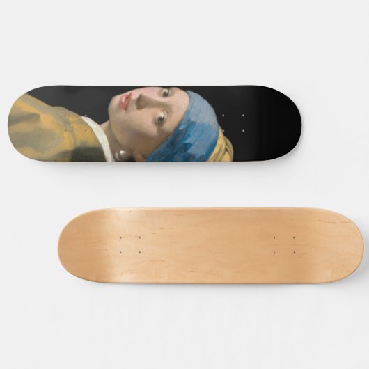 Johannes Vermeer - Meisje met de parel Persoonlijk Skateboard (Horizontaal)