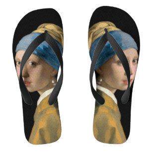Johannes Vermeer - Meisje met de Parel Teenslippers