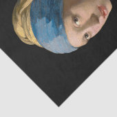 Johannes Vermeer - Meisje met de Parel Tissuepapier (Detail)