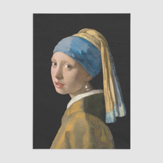 Johannes Vermeer - Meisje met de Parel Tissuepapier