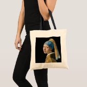 Johannes Vermeer - Meisje met de parel Tote Bag (Voorkant (product))