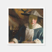 Johannes Vermeer - Meisje met een Flute Servet (Voorkant)