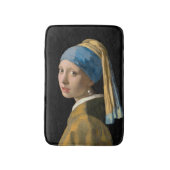 Johannes Vermeer - Meisje met een parel Badmat (Voorkant Verticaal)