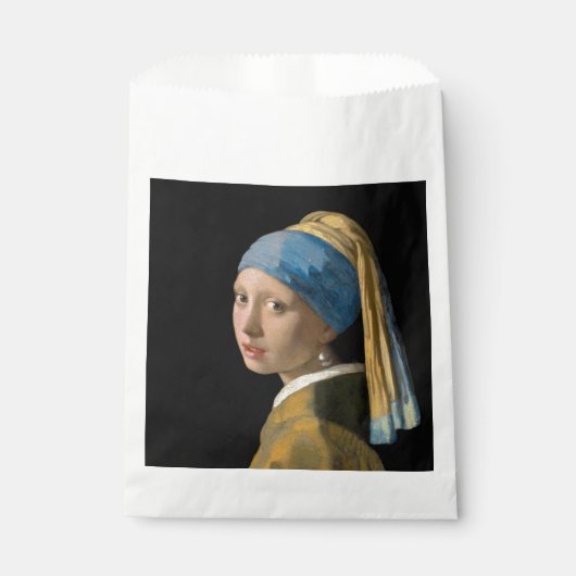 Johannes Vermeer - Meisje met een parel Bedankzakje (Voorkant)