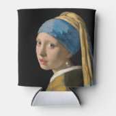 Johannes Vermeer - Meisje met een parel Blikjeskoeler (Voorkant)