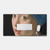 Johannes Vermeer - Meisje met een parel Bureaumat (Keyboard & Muis)