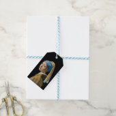 Johannes Vermeer - Meisje met een parel Cadeaulabel (Met Touw)