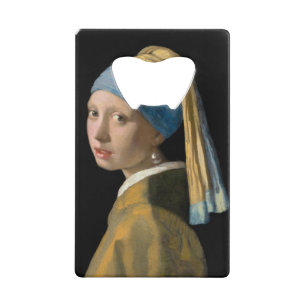 Johannes Vermeer - Meisje met een parel Creditkaart Flessenopener