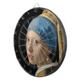 Johannes Vermeer - Meisje met een parel Dartbord (Voorkant Rechts)