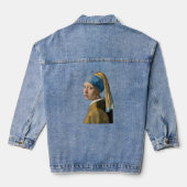 Johannes Vermeer - Meisje met een parel Denim Jacket (Achterkant)