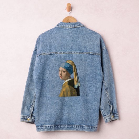 Johannes Vermeer - Meisje met een parel Denim Jacket (Hangar)