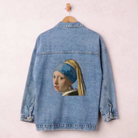 Johannes Vermeer - Meisje met een parel Denim Jacket (Hangar)