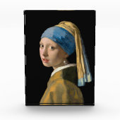 Johannes Vermeer - Meisje met een parel Fotoblokken (Voorkant)