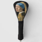Johannes Vermeer - Meisje met een parel Golfheadcover (Voorkant)