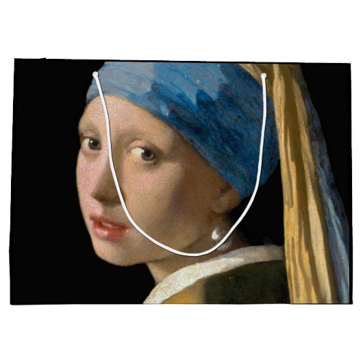 Johannes Vermeer - Meisje met een parel Groot Cadeauzakje (Achterkant)