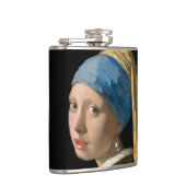 Johannes Vermeer - Meisje met een parel Heupfles (Rechts)