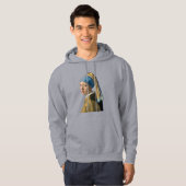 Johannes Vermeer - Meisje met een parel Hoodie (Voorkant volledig)