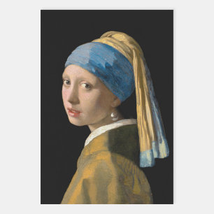 Johannes Vermeer - Meisje met een parel Inpakpapier Vel