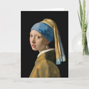 Johannes Vermeer - Meisje met een parel Kaart