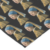 Johannes Vermeer - Meisje met een parel Korte Tafelloper (Hoek)