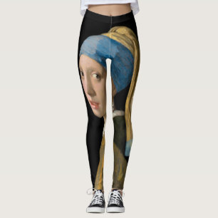 Johannes Vermeer - Meisje met een parel Leggings