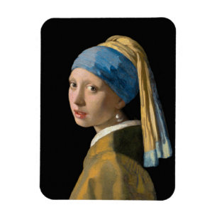 Johannes Vermeer - Meisje met een parel Magneet