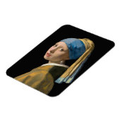 Johannes Vermeer - Meisje met een parel Magneet (Linkerzijde)