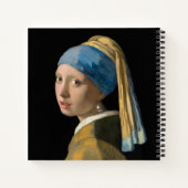 Johannes Vermeer - Meisje met een parel Notitieboek (Achterkant)